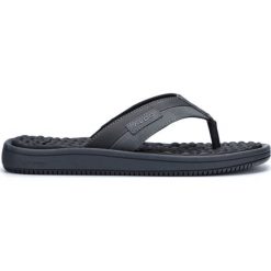 Aldo Kaigoma Japonki Czarny. Czarne klapki męskie ALDO, w paski, z materiału. Za 171,95 zł.