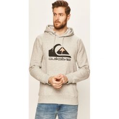 Quiksilver - Bluza. Szare bluzy męskie Quiksilver, s, z nadrukiem, z bawełny, z kapturem, bez rękawów, z kapturem. W wyprzedaży za 159,90 zł.
