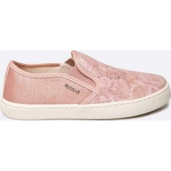 Geox - Tenisówki dziecięce. Szare buty dziewczęce sportowe marki Geox, z gumy. W wyprzedaży za 139,90 zł.