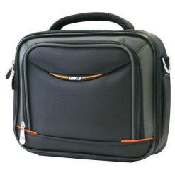Torby na laptopa: Torba Logo na laptopa 8.9″ Czarno-pomarańczowa (30204)