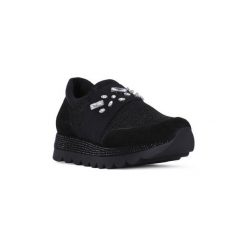 Buty Café Noir CAFE NOIR PANTOFOLA TESSUTO. Czarne trampki i tenisówki damskie marki Café Noir, bez wzorów, bez zapięcia. Za 401,98 zł.