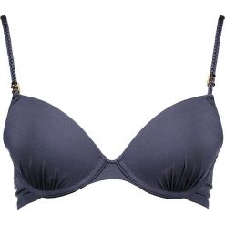 Biustonosz bikini "Sun Muse Shimmer" w kolorze granatowym. Niebieskie biustonosze push up marki Heidi Klum Intimates. W wyprzedaży za 194,95 zł.