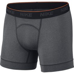 Nike Brief Bokserki Szary. Szare bokserki męskie Nike, bez wzorów, z elastanu. Za 154,95 zł.