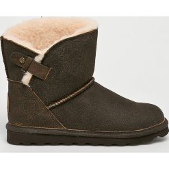 Bearpaw - Śniegowce Margarey. Pomarańczowe śniegowce damskie Bearpaw, z wełny, bez zapięcia. W wyprzedaży za 219,90 zł.