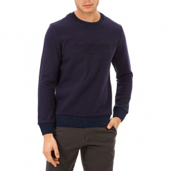 Sweter w kolorze niebieskim. Niebieskie swetry klasyczne męskie GALVANNI, l, z okrągłym kołnierzem. W wyprzedaży za 139,95 zł.