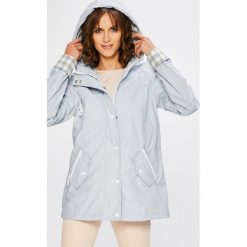 Answear - Kurtka. Niebieskie kurtki damskie ANSWEAR, s, bez wzorów, z poliesteru, krótkie. W wyprzedaży za 129,90 zł.
