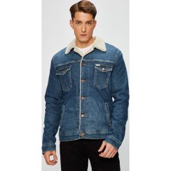 Wrangler - Kurtka. Szare kurtki męskie bomber Wrangler, l, z bawełny. Za 449,90 zł.