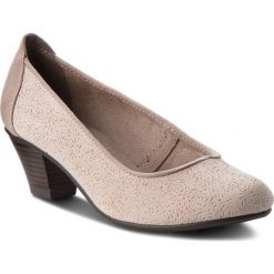 Półbuty JANA - 8-22301-20 Taupe 341. Brązowe półbuty damskie marki Jana, bez wzorów, z zamszu, bez obcasa, na obcasie, bez zapięcia. W wyprzedaży za 159,00 zł.