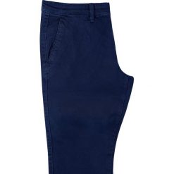 Spodnie FRANCESCO SMGS030121. Niebieskie spodnie męskie Giacomo Conti, s, bez wzorów, z elastanu. Za 259,00 zł.