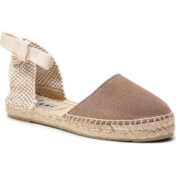Espadryle MANEBI - Flat Valenciana K 1.9 P0 Coco Brown Suede. Brązowe espadryle damskie Manebi, bez wzorów, ze skóry, bez obcasa. W wyprzedaży za 279,00 zł.