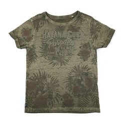 T-shirty chłopięce z nadrukiem: Koszulka w kolorze khaki