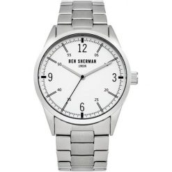 Ben Sherman Portabello Social WB051SM. Czarne zegarki męskie Ben Sherman, ze stali. W wyprzedaży za 167,00 zł.