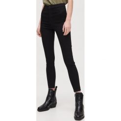 Jegginsy high waist - Czarny. Czarne jeansy damskie Cropp, bez wzorów, z jeansu. Za 59,99 zł.