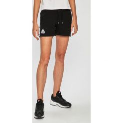 Kappa - Szorty. Czarne spodenki sportowe damskie Kappa, s, bez wzorów, z bawełny, sportowe. W wyprzedaży za 79,90 zł.