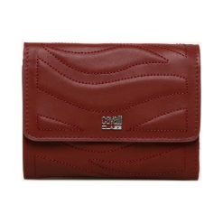 Cavalli Class - Portfel skórzany. Pomarańczowe portfele damskie Cavalli Class, bez wzorów, ze skóry. W wyprzedaży za 319,90 zł.