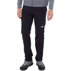 Spodnie The North Face Exploration Convertible T0CL9QJK3 - czarny. Czarne spodnie męskie The North Face, m, bez wzorów. Za 390,99 zł.