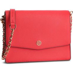 Torebka TORY BURCH - Robinson Convertible Shoulder Bag 46333 Brilliant Red 612. Czerwone torebki klasyczne damskie Tory Burch, bez wzorów, ze skóry, klasyczne, bez dodatków. W wyprzedaży za 1019,00 zł.