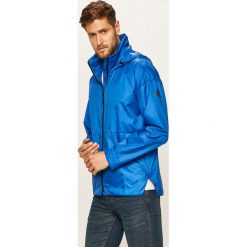 Adidas Performance - Kurtka. Niebieskie płaszcze męskie adidas Performance, s, bez wzorów, z poliesteru, krótkie, z kapturem. Za 379,90 zł.