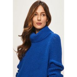 Answear - Sweter. Niebieskie swetry damskie ANSWEAR, s, bez wzorów, z dzianiny, bez rękawów. Za 99,90 zł.