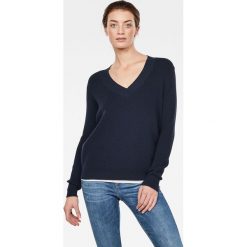 G-Star Raw - Sweter. Niebieskie swetry damskie G-Star RAW, s, bez wzorów, z wiskozy, retro, bez rękawów, bez kaptura. W wyprzedaży za 239,90 zł.