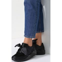 Buty sportowe damskie: Czarne Buty Sportowe Tongue Twister