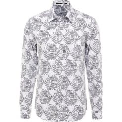 McQ Alexander McQueen SHIELDS Koszula optic white. Białe koszule męskie marki McQ Alexander McQueen, xxl, bez wzorów, z bawełny, bez kołnierzyka, bez rękawów. Za 819,00 zł.