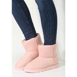 Buty zimowe damskie: Różowe Śniegowce Satsfaction