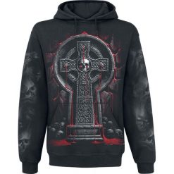 Spiral Bleeding Souls Bluza z kapturem czarny. Czarne bluzy męskie marki Spiral, l, z nadrukiem, z kapturem. Za 164,90 zł.