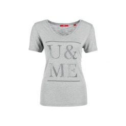 S.Oliver T-Shirt Damski 38 Szary. Szare t-shirty damskie S.Oliver, s. W wyprzedaży za 49,00 zł.