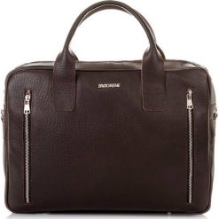Torba skórzana na laptopa Brodrene C02 Cortez ciemny brąz. Torby męskie skórzane Brødrene, bez wzorów, ze skóry, eleganckie. Za 539,99 zł.