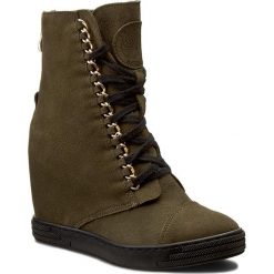Buty zimowe damskie: Botki ROBERTO – 534 Ziel. Wel.