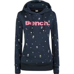 Bluzy damskie: Bench Heritage Print Corp Hoody Bluza z kapturem damska granatowy