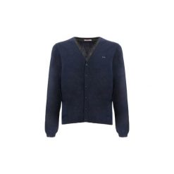 Swetry rozpinane / Kardigany Sun68 K28103. Niebieskie swetry męskie SUN68, xl, bez wzorów, bez kołnierzyka, bez kaptura. Za 424,19 zł.