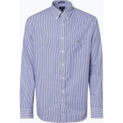 Gant - Koszula męska, niebieski. Niebieskie koszule męskie GANT, m, w paski, eleganckie, z klasycznym kołnierzykiem, bez rękawów. Za 379,95 zł.