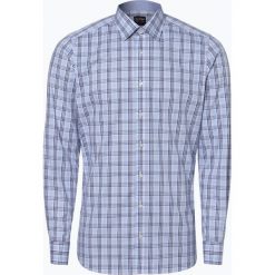 Olymp Level Five - Koszula męska łatwa w prasowaniu, niebieski. Niebieskie koszule męskie na spinki marki Polo Ralph Lauren, l, z aplikacjami, z dekoltem karo. Za 149,95 zł.