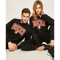 47brand - Bluza. Czarne bluzy damskie 47brand, s, z nadrukiem, z bawełny, bez rękawów, bez kaptura. W wyprzedaży za 169,90 zł.