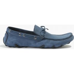 Mokasyny granatowe Noell. Niebieskie mokasyny męskie Badura. Za 279,99 zł.