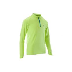 Bluza RUN WARM. Różowe bluzy damskie KALENJI, z długim rękawem, długie. Za 34,99 zł.