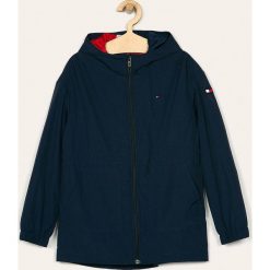Tommy Hilfiger - Parka dziecięca 140-176 cm. Niebieskie kurtki dziewczęce z poliesteru, długie. Za 499,90 zł.