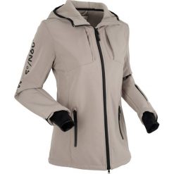 Kurtka sofsthell bonprix brunatny. Pomarańczowe kurtki damskie bonprix, bez wzorów, bez kaptura. Za 189,99 zł.