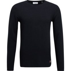 Swetry klasyczne męskie: Lindbergh ONECK SPECIAL PATTERN Sweter navy
