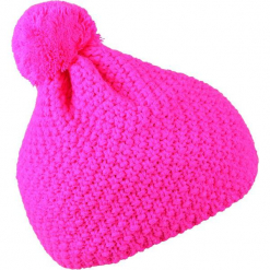 Sherpa Czapka Zimowa Ginger Neon Pink. Różowe czapki zimowe damskie marki Sherpa, na zimę, z dzianiny. Za 59,00 zł.