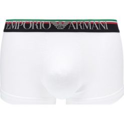 Emporio Armani Bokserki Biały. Białe bokserki męskie z elastanu. Za 128,95 zł.