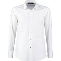 LAGERFELD Koszula biznesowa all white. Białe koszule męskie marki LAGERFELD, m, z elastanu, biznesowe, z włoskim kołnierzykiem. Za 439,00 zł.