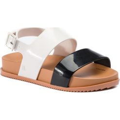 Sandały MELISSA - Mel Cosmic Sandal Inf 32502 Black/White/Brown 52909. Czarne sandały dziewczęce Melissa, z tworzywa sztucznego, bez zapięcia. W wyprzedaży za 179,00 zł.