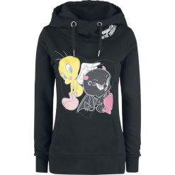 Looney Tunes Tweety - Angel Face Devil Thoughts Bluza z kapturem damska czarny. Czarne bluzy rozpinane damskie Looney Tunes, s, z nadrukiem, z długim rękawem, długie, z kapturem. Za 121,90 zł.