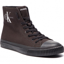 Trampki CALVIN KLEIN JEANS - Icaro S0594 Black. Czarne trampki męskie marki Calvin Klein Jeans, z gumy. Za 519,00 zł.