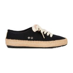 Emu Buty damskie Agonis Black. Czarne espadryle damskie EMU, bez wzorów, bez obcasa. Za 138,40 zł.