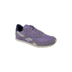 Buty Reebok Sport Classic Nylon V68403. Fioletowe buty sportowe damskie Reebok Sport, bez wzorów, z nylonu, bez zapięcia. Za 179,99 zł.
