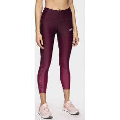 Legginsy do biegania damskie SPDF161 - multikolor allover. Legginsy sportowe damskie 4f, bez wzorów, z dzianiny, do biegania. Za 149,99 zł.